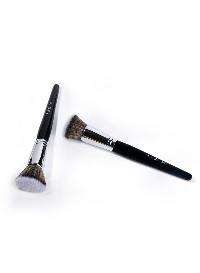 PAC Makeup Kit Foundation Brush Synthetic Bristle Makeup Brush Face Brush For Cream Liquid And Powder Formulation Medium Coverage Application Black 1 Brush - Image 4