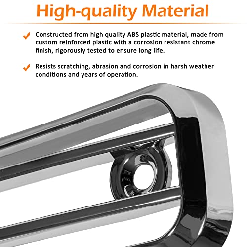 USSKYBOY Chrome Plated Side Marker Guard Trim Protector Exterior Accessories for 2003-2009 Hummer H2 SUV SUT - Image 5