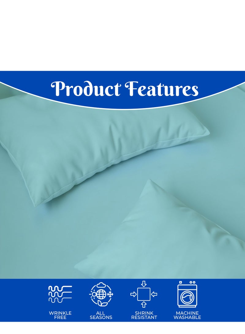Infinitee Xclusives Premium Blue Twin Sheets Set - 1800 TC Series 3 Piece Bed Sheets - Soft Brushed Microfiber Fabric - 16 Inches Deep Pockets Sheets Wrinkle Free & Fade Resistant by Infinitee Xclusives  - Image 5