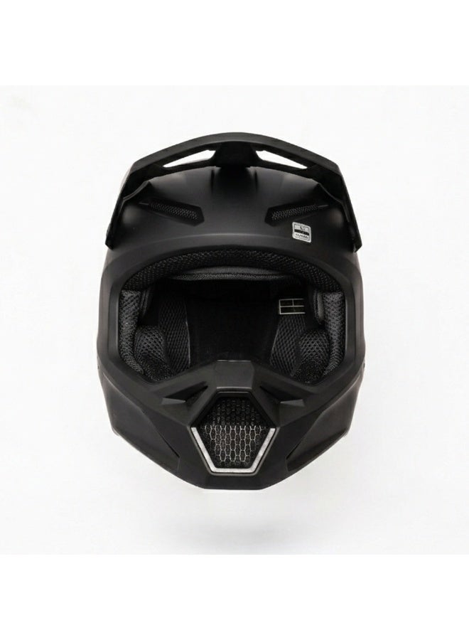 Fox Full Face V1 Matte Black Motocross Motorcycle  Helmet - Image 4