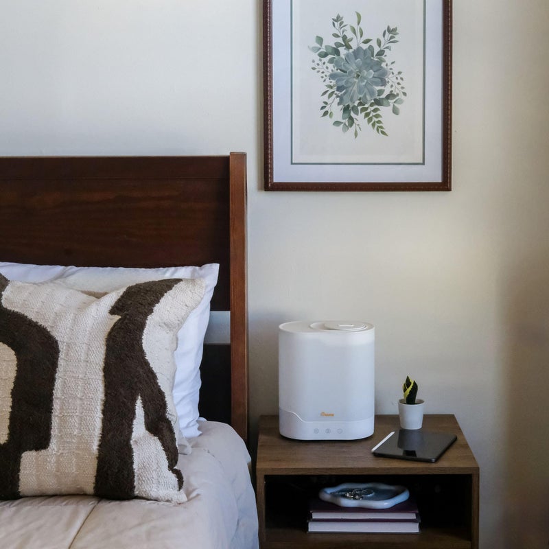 Crane 0.7 Gallon Top Fill Cool Mist Humidifier and Aroma Diffuser, with Color-Changing Night Light and Aroma Diffuser Function, Humidifier For Bedroom, Office or Nursery - Image 3