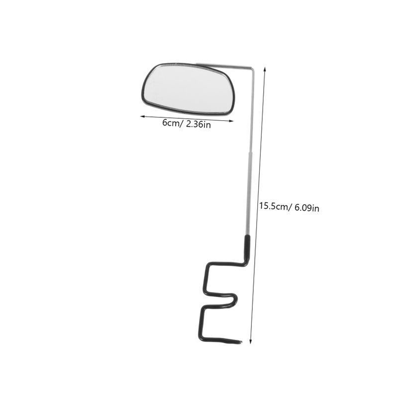 Cycling Rear View Mirror Flat Reflective Surface Lightweight Design for Mountain Bike - Image 3