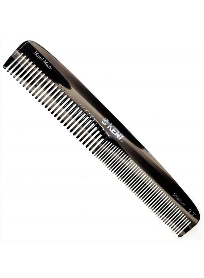 KENT مشط كينت 9T من الجرافيت بأسنان دقيقة وعريضة - مشط كبير مصنوع يدويًا ومشطب بالمنشار - مشط للشعر المبلل للنساء ومشط تصفيف متين للرجال مصنوع في إنجلترا - Image 1