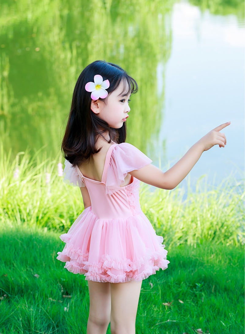 Loquat Summer children's swimsuit pants one-piece girl princess swimsuit foreign atmosphere  - Image 2