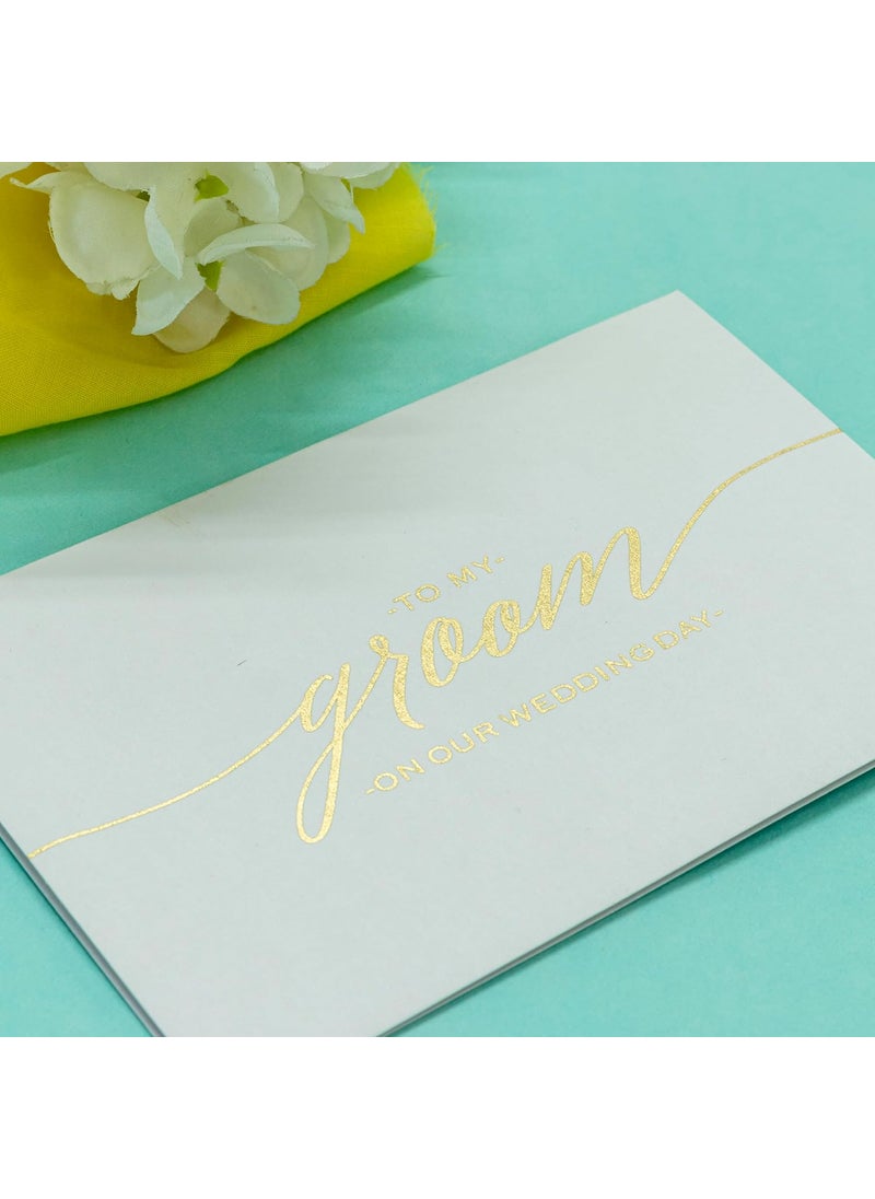 Confetti - Confetti! Set of 2 Wedding Card to Your Bride and/or Groom on Your (Our) Wedding Day - Love Note to Future Husband or Wife Card Keepsake Love Note Before I Do (Card For Bride & Groom) - Image 1