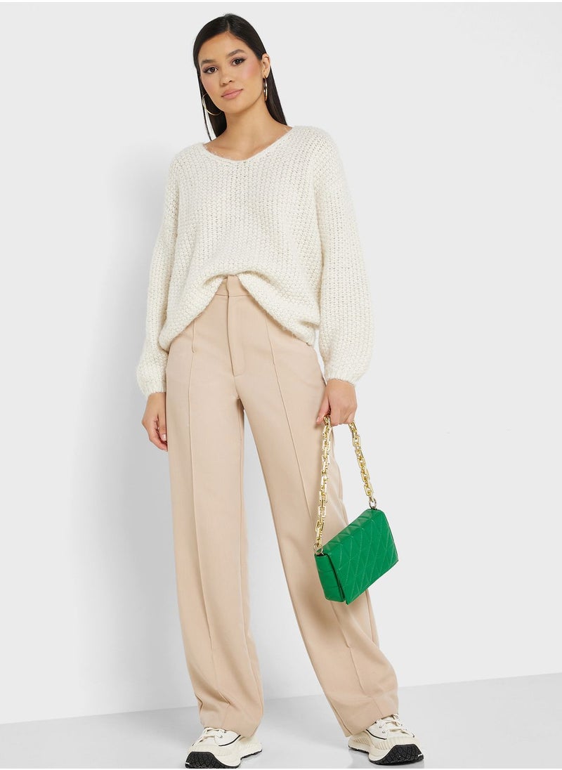VERO MODA - V-Neck Knitted Sweater - Image 1