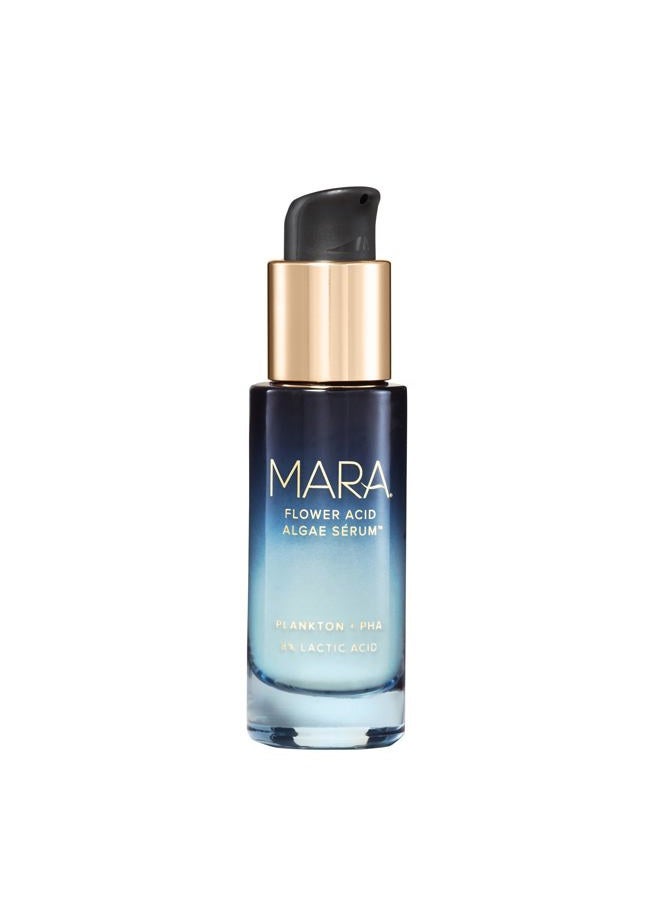 MARA - Natural Plankton + PHA Flower Acid Algae Face Serum | Non-Toxic, Plant-Based Skin Care | Exfoliate + Renews the Skin While Targeting Fine Line + Pores (1 oz | 30 ml) - Image 1