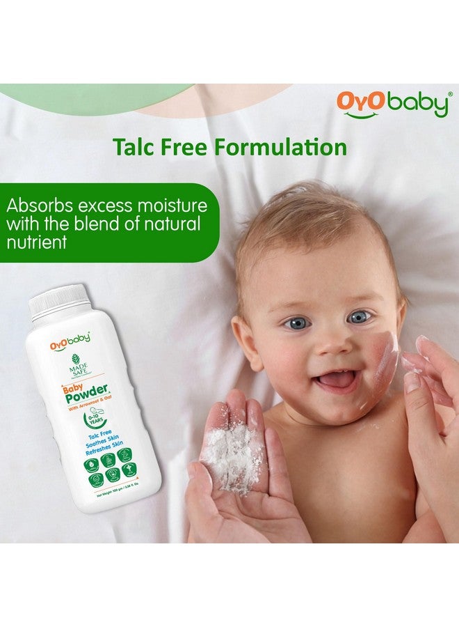 أيو بيبي بودرة أطفال لطيفة (خالية من التلك) للأطفال حديثي الولادة، تنعش بشرة الطفل - عبوة واحدة - 200 جرام - Image 2