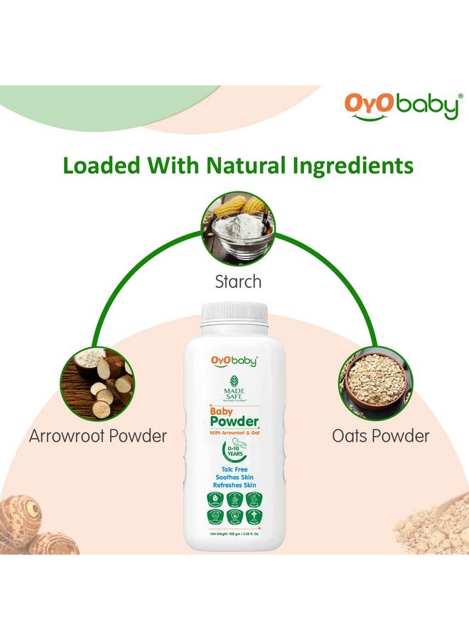 أيو بيبي بودرة أطفال لطيفة (خالية من التلك) للأطفال حديثي الولادة، تنعش بشرة الطفل - عبوة واحدة - 200 جرام - Image 5