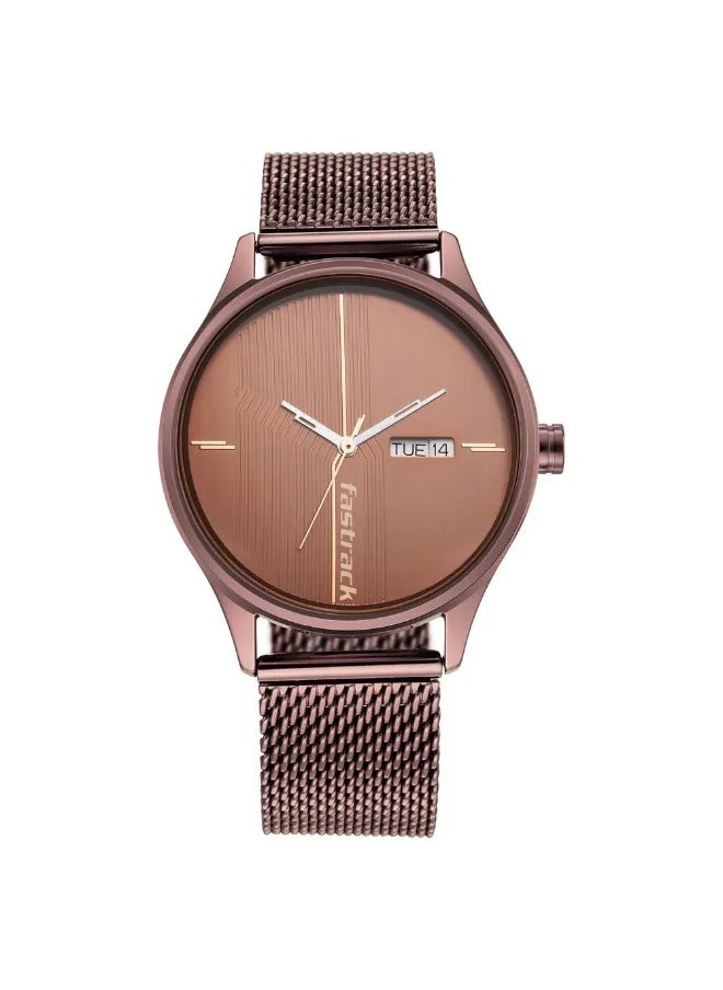 fastrack Men's Analog Round Shape Stainless Steel Wrist Watch - 3247QM02 -  Mm  - Image 3