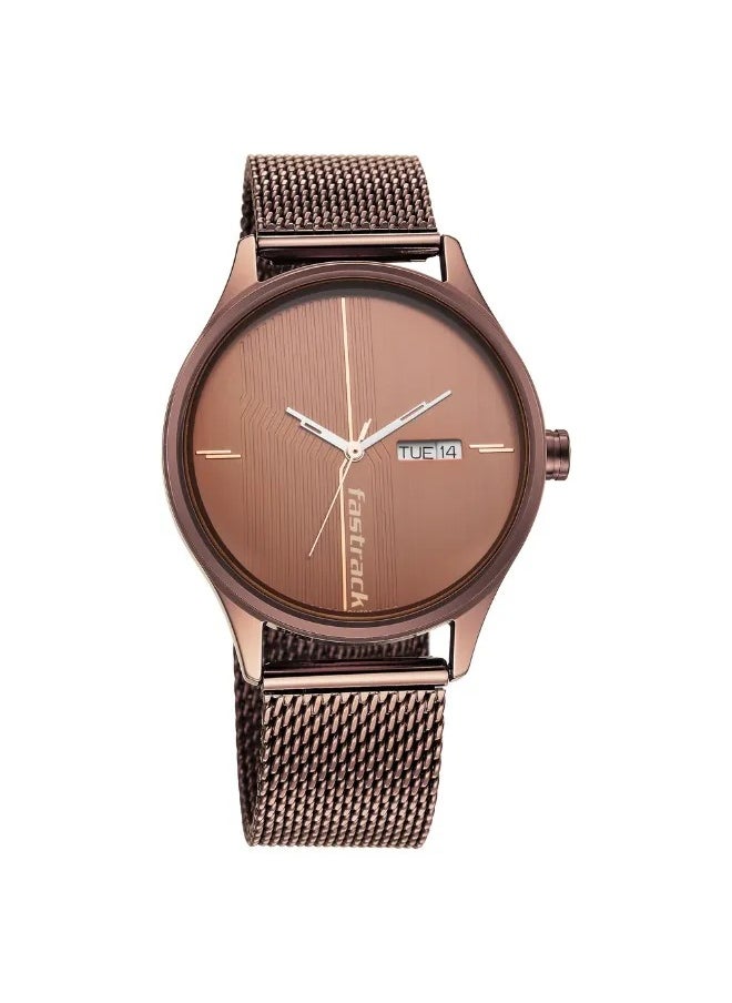 fastrack Men's Analog Round Shape Stainless Steel Wrist Watch - 3247QM02 -  Mm  - Image 2