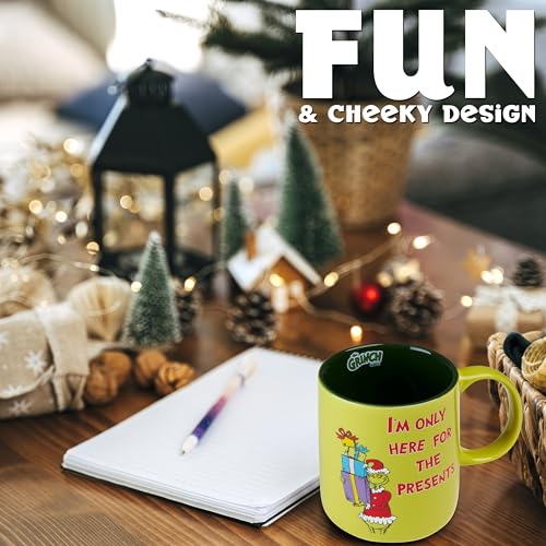 The Grinch Mug & Socks Gift Set for Women Men Teens, 11oz Tea Coffee Cup & Crew Socks US Size 7-11, Festive Holiday Christmas Secret Santa Gifts - Image 5