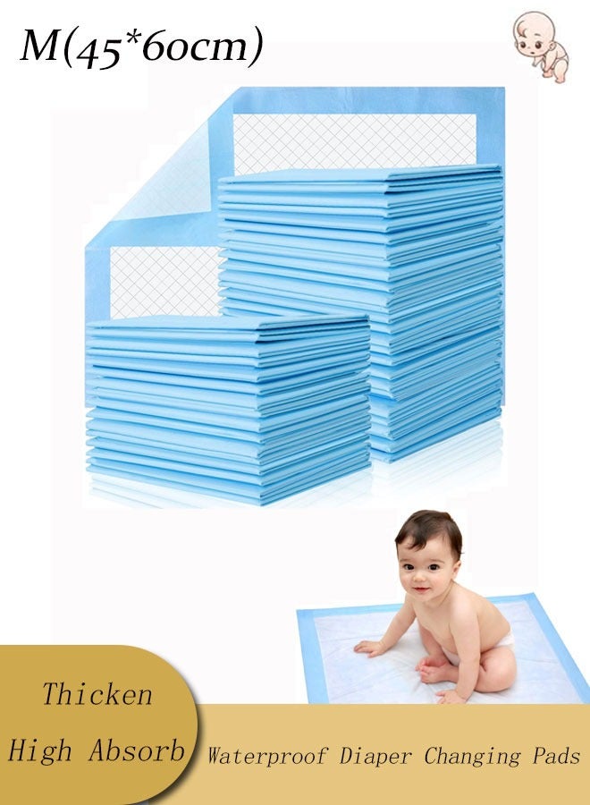 S/M/L/XL Four Sizes Baby Changing Pads, Disposable Diaper Changing Pads, 5-Layer Protection Hospital Pad, Incontinence Underpads, Ventilation Waterproof Leak Proof Rapid Drying Thicken And High Absorption Seamless Changing Pad For Kids Adults Elderly  - Image 1
