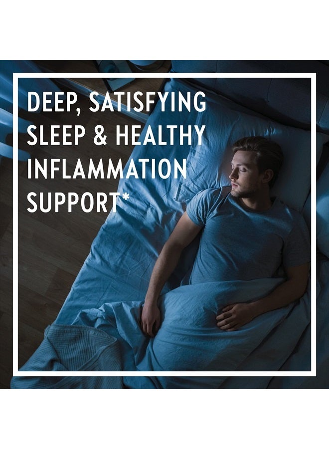 New Chapter Turmeric Supplement + Sleep Aid - Turmeric Force Nighttime for Sleep Support with Valerian Root + Ginger + NO Black Pepper Needed + Non-GMO Ingredients - 60 Vegetarian Capsule - Image 2