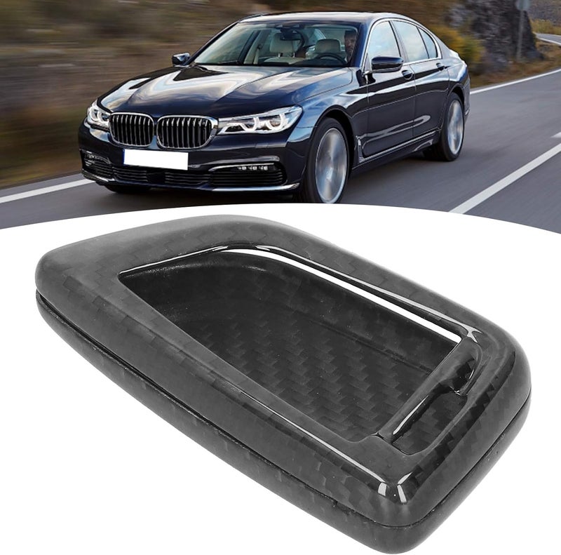 Carbon Fiber Remote Key Fob Shell Cover Housing, Durable Protective Case for 1 / 2 / 5 / 7 Series G11 G12 G30 - Scratch , Lightweight Carbon Fiber, Easy Installation - Image 2