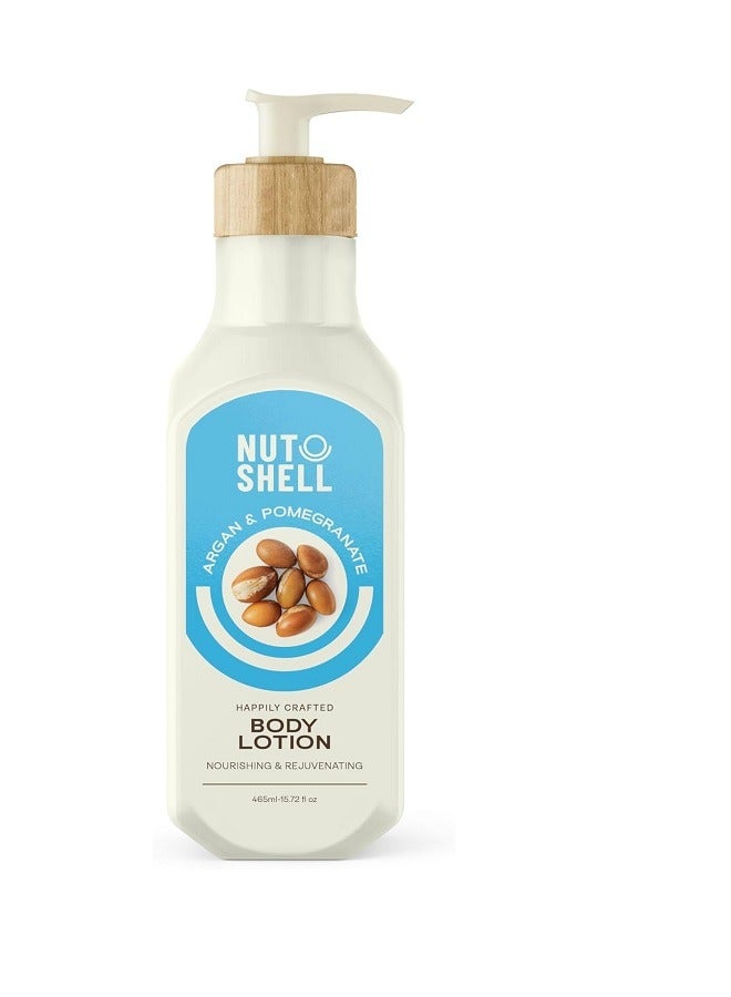 NUT SHELL body lotion Argan & Pomegranate 465ml - Image 1