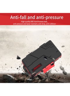 BURAQ SD / TF / XQD / CF / SIM / TF Memory Card Multi-in-one Waterproof Dust-proof Storage Box(Black Red)  - Image 3