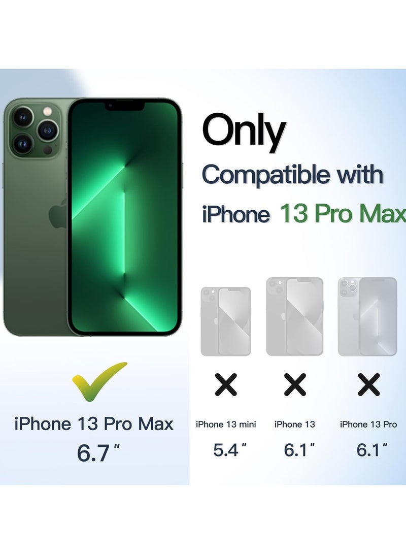 Denx Magnetic Case for iPhone 13 Pro Max Case, Compatible with MagSafe, Plating Luxury Cover, Clear Soft TPU Shockproof Protective Phone Case, (Black) - Image 2