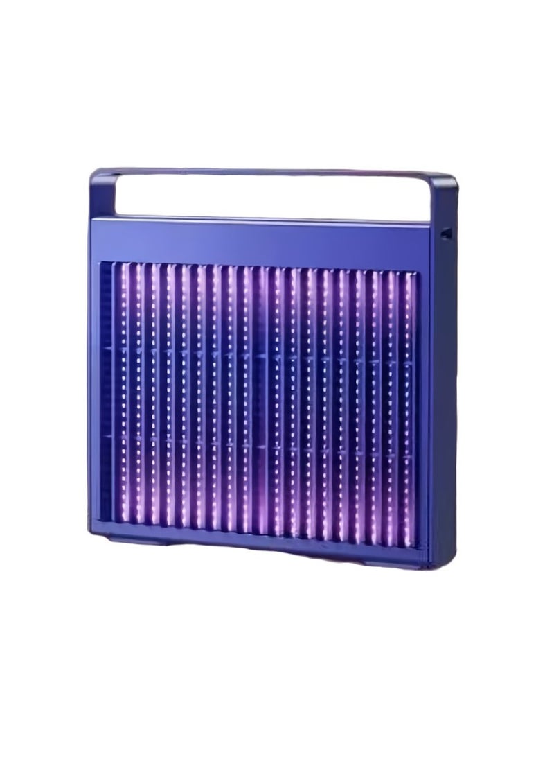 AROAQ Wireless Mosquito Killer Lamp, Ultra Thin Electric Shock Mosquito Killer, Lightweight And Portable Insect Killer Light, Wall Mount Bug Trap Killer For Outdoor And Indoor, (Blue With Battery)  - Image 1