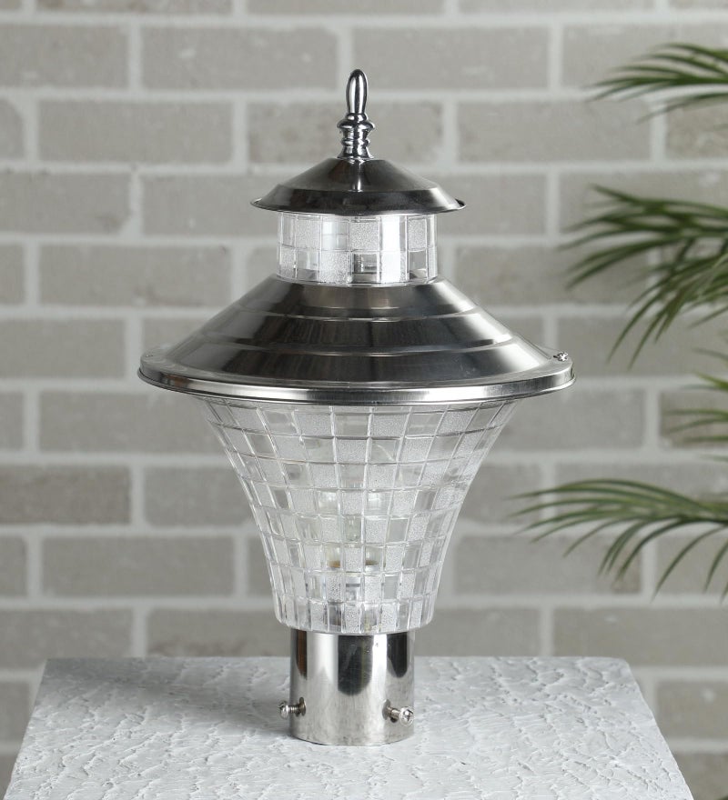 WHITERAY Metal and Polycarbonate Main Gate Light for Outdoor Pillars Durable Waterproof Post Lamp for Garden, Driveway, Entrance, Driveway,Pathway, Lawn and Fence Columns (Without Bulb) - Image 2