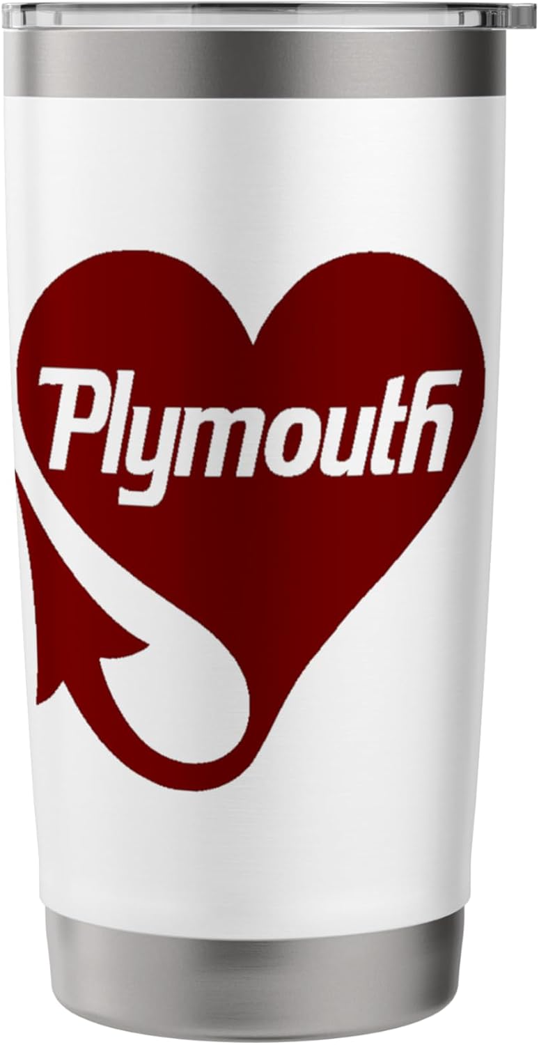 Chrysler Plymouth Devil Tail Heart Stainless Steel Insulated Tumbler - Image 3