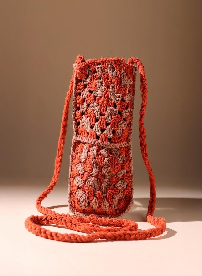 VOYLLA Rustic Charm Crochet Pouch Bag For Women,Casual,Travel,Stylish,Gift For Women & Girls - Image 2