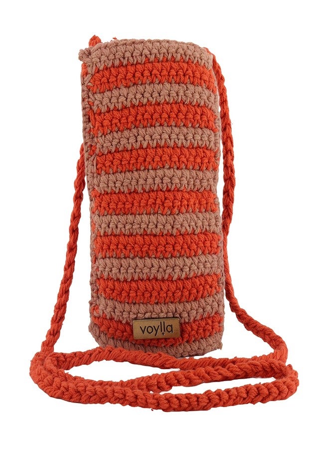 VOYLLA Rustic Charm Crochet Pouch Bag For Women,Casual,Travel,Stylish,Gift For Women & Girls - Image 5
