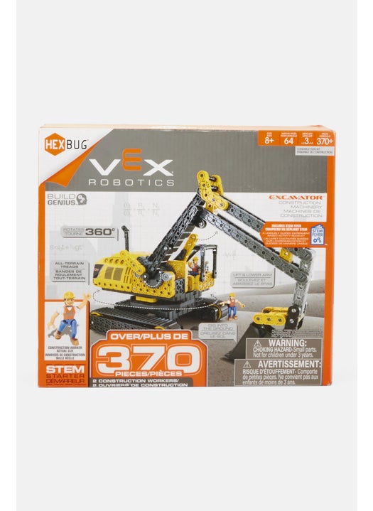Vex Robotics Excavator Construction Machinery, Yellow