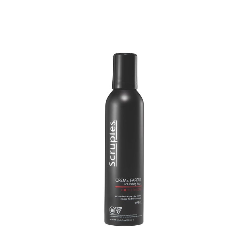 Scruples Creme Parfait Volumizing Foam Rich Weightless Styling Foam for Ultimate Smoothing Control Hydration and FrizzFree Hold AlcoholFree Volume Hair Mousse for Fine to Thick Hair 85 oz