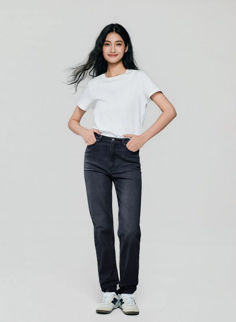 جيوردانو Women High Waist Slim Denim Jeans