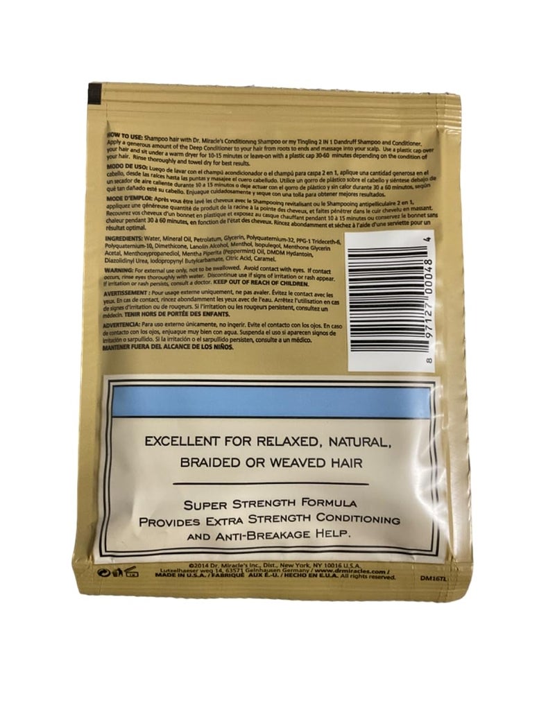Dr. Miracle's Deep Conditioning Treatment, 1.75 Oz - Image 2
