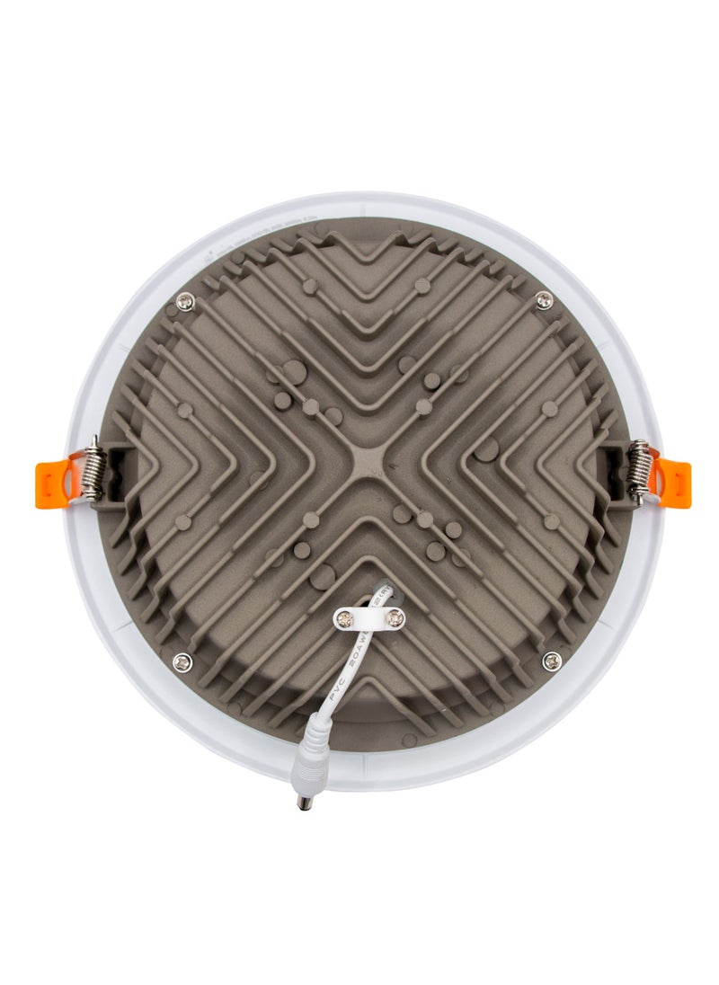 Duravel Duravel 20W LED Recessed Downlight, 3000K Warm White, 200mm Cut-Out,AC: 85-265V, IP20, Flicker Free Non-Dimmable, Suitable for Kitchen, Room, Shopping Mall, Supermarket, Clothing Store  - Image 5