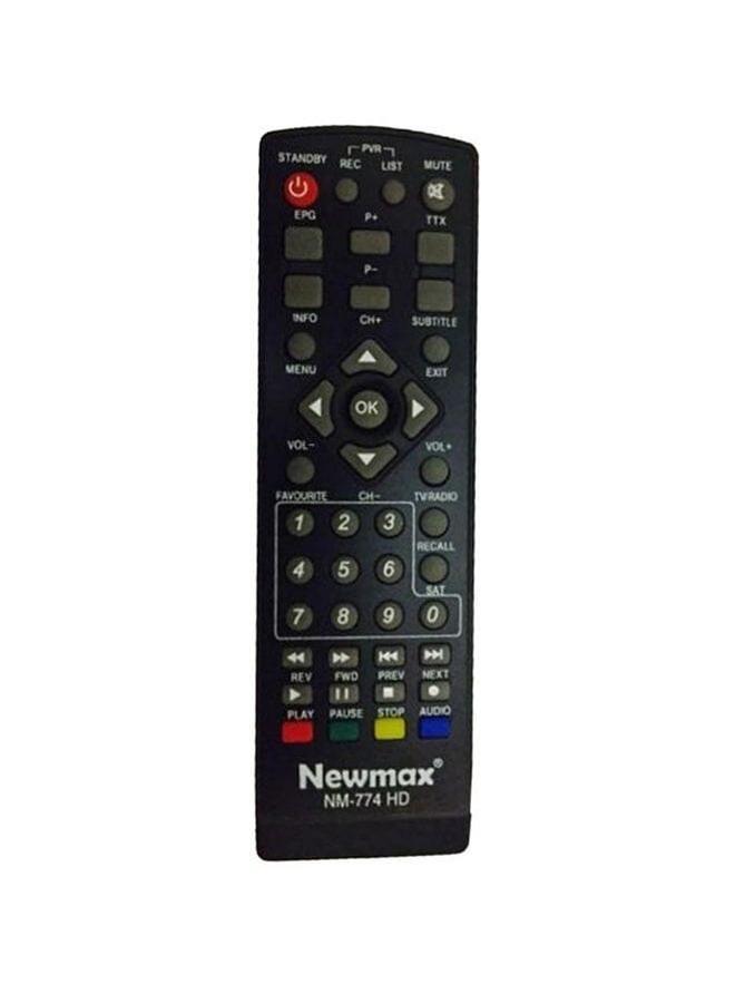 Newmax Remote Control For Satellite Receiver Black