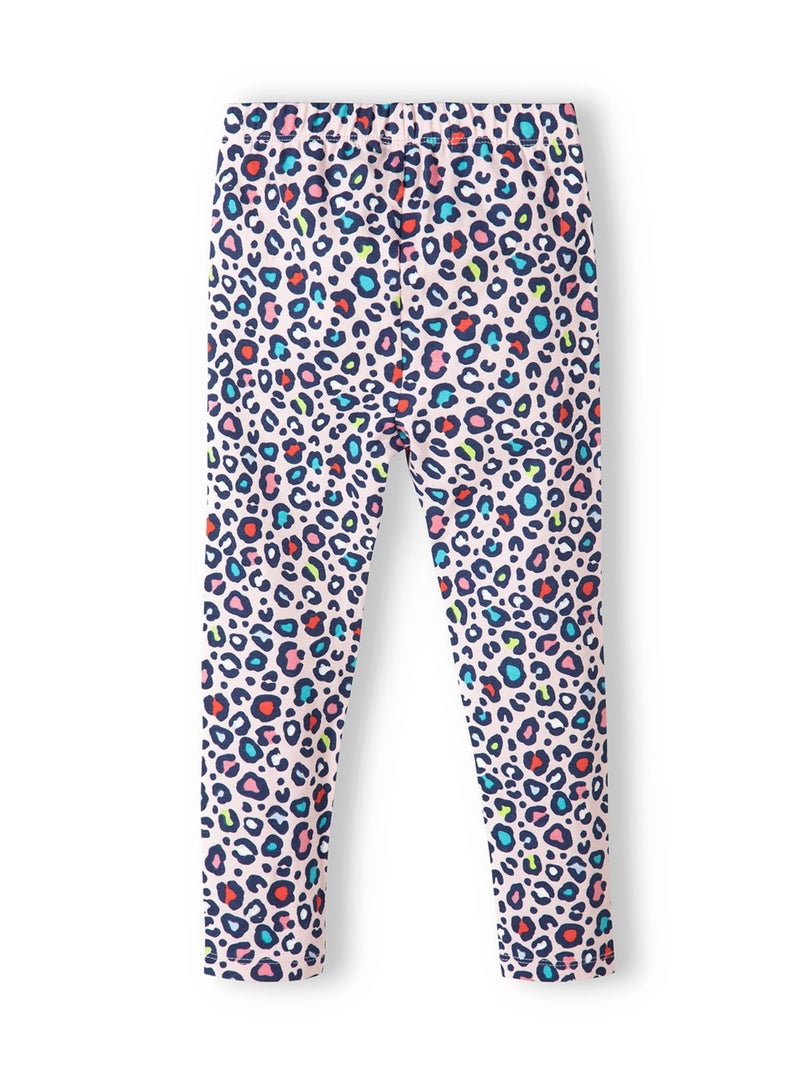 MINOTI Kids Girls Leggings All Over Print With Stretch Waist - Image 2