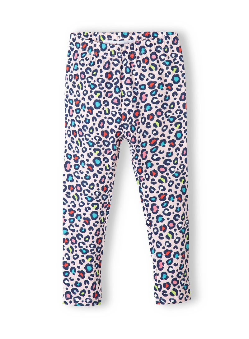 MINOTI Kids Girls Leggings All Over Print With Stretch Waist - Image 1