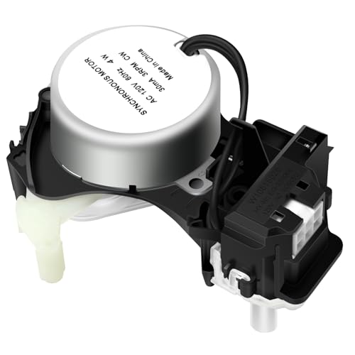 M Motico Upgraded W10913953 49tyz-e120a1 Washer Shift Actuator Compatible with Whirlpool Maytag Kenmore Amana WTW5000DW1 MVWX655DW1 NTW4516FW3, Replace W10597177 PS11769864 W10913953VP W10815026, 120V 60Hz 4W - Image 1