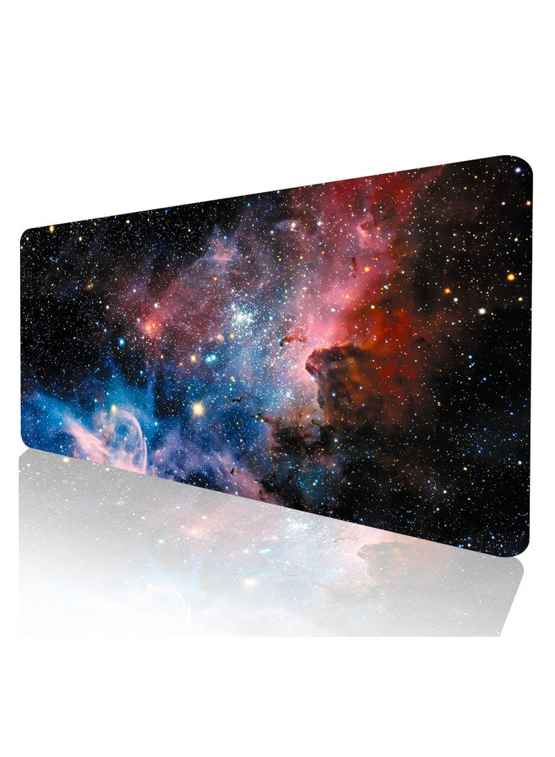 Mouse Pad Anti Slip Large Mouse Pad Universe Starry Sky Mouse Pad 300*600*2mm  - Image 1