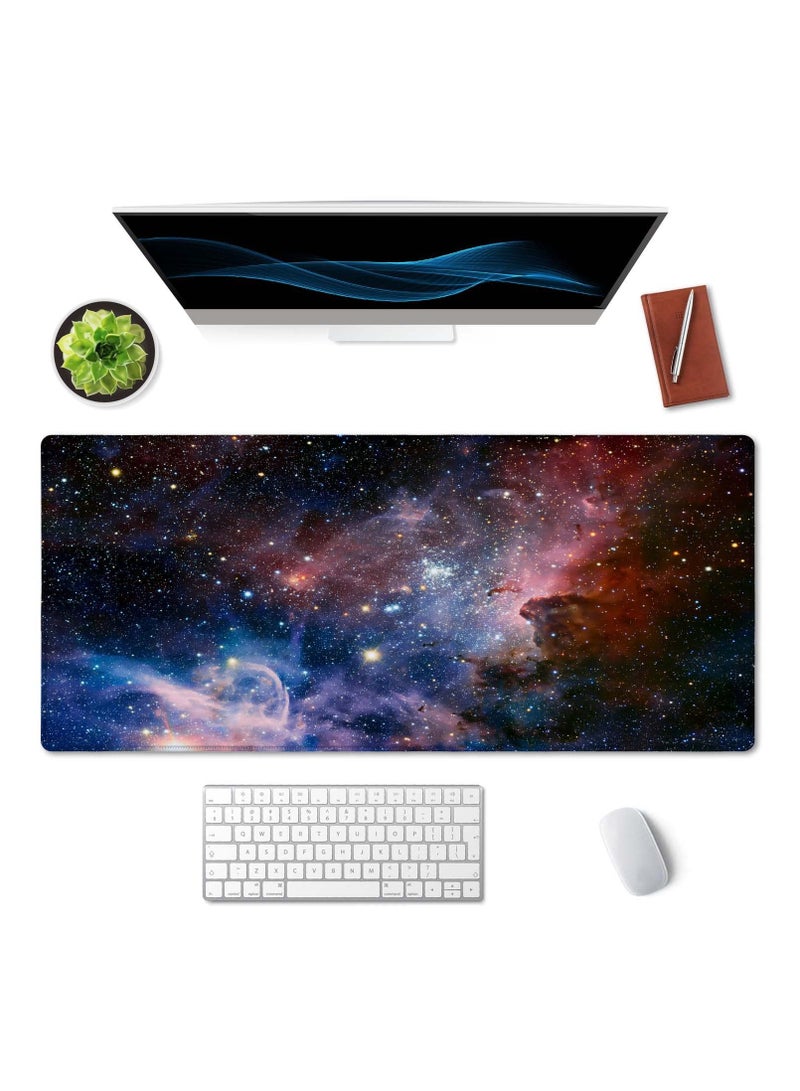 Mouse Pad Anti Slip Large Mouse Pad Universe Starry Sky Mouse Pad 300*600*2mm  - Image 3