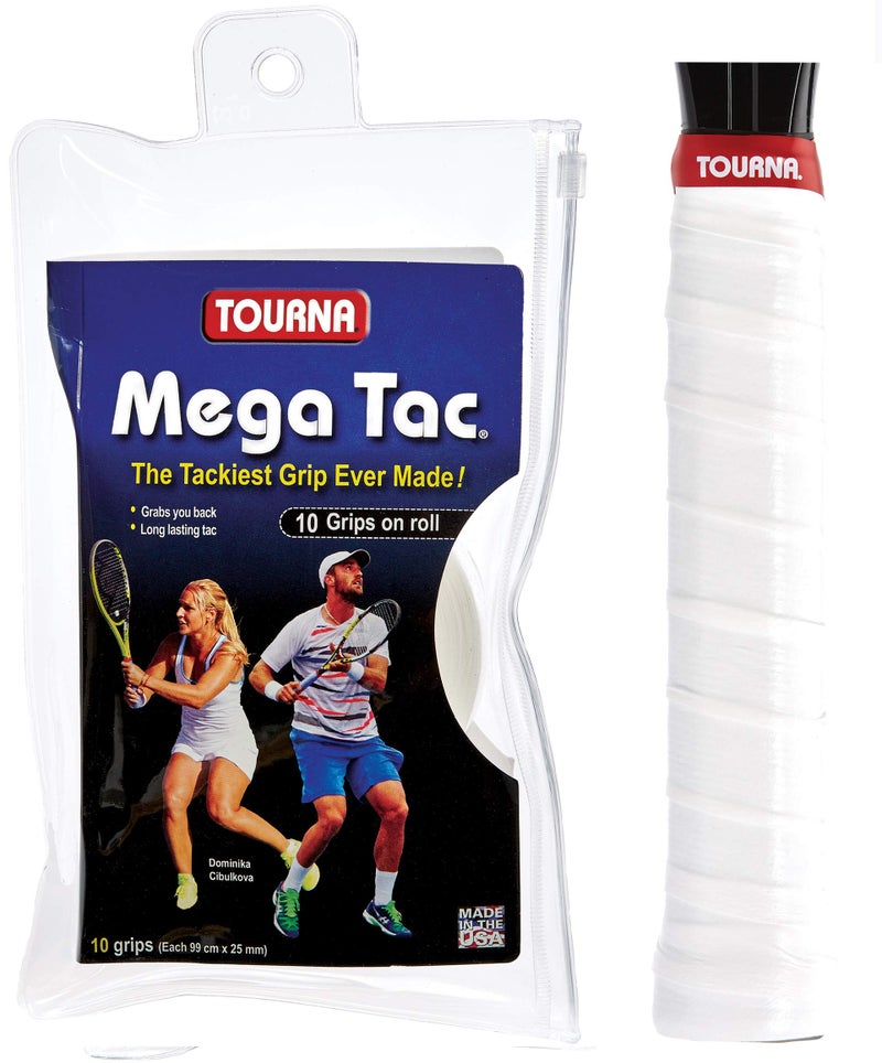 TOURNA تورنا ميغا تاك إكسترا تاكي أوفرغريب، أبيض، عبوة 10 قطع - Image 1