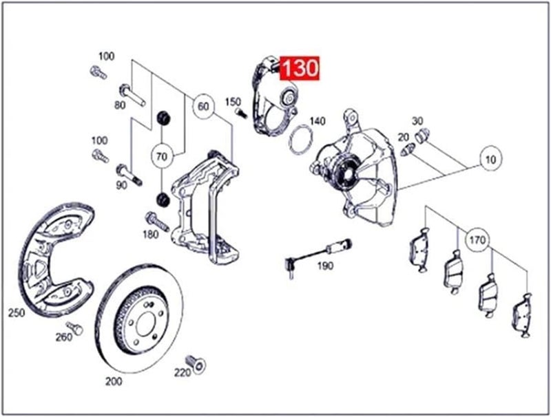 Wivplex Electric Parking Brake Actuator for Benz - Image 4