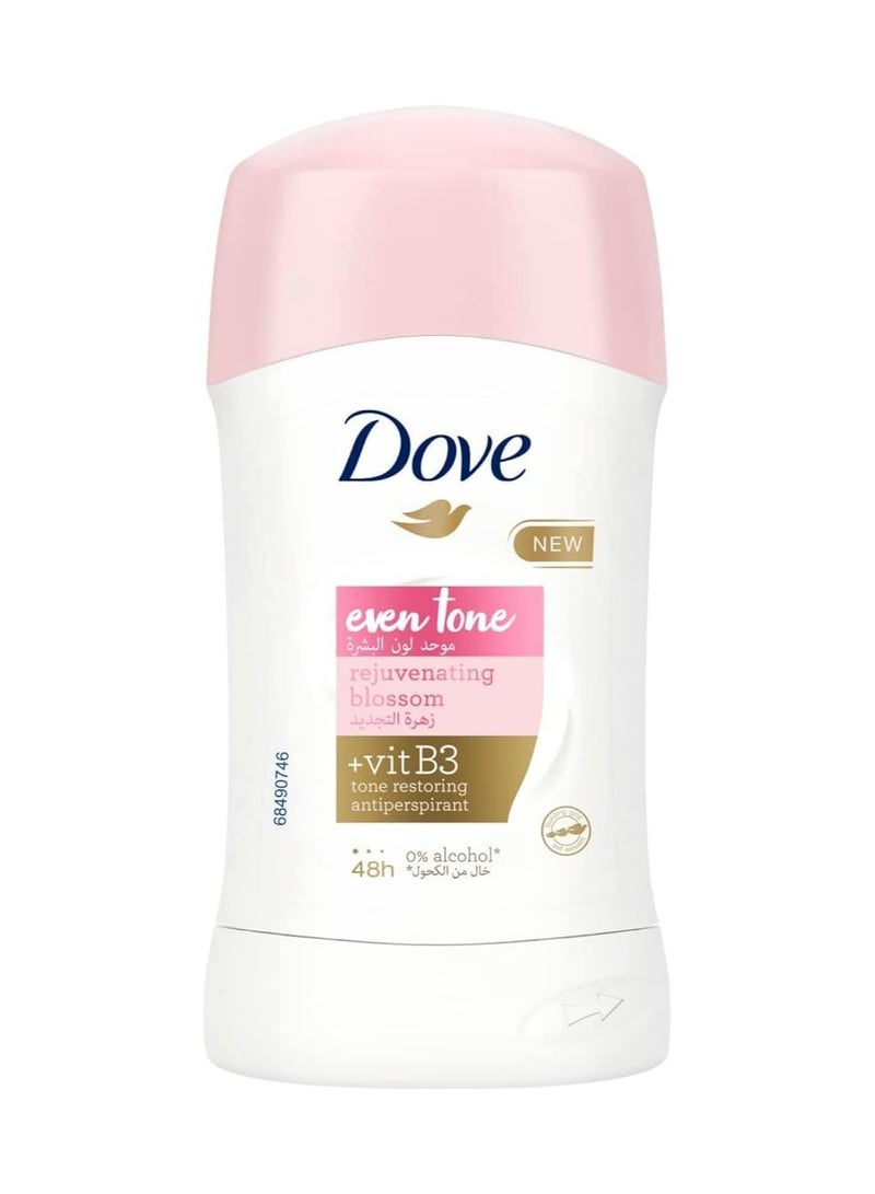 Dove Even Tone Fresh Floral Deodorant, 40g, Multi-Color - Image 1