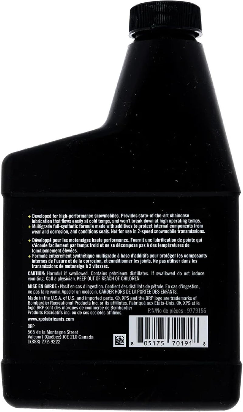 Ski-Doo XPS Synthetic Chaincase Oil 12 OZ - Image 2