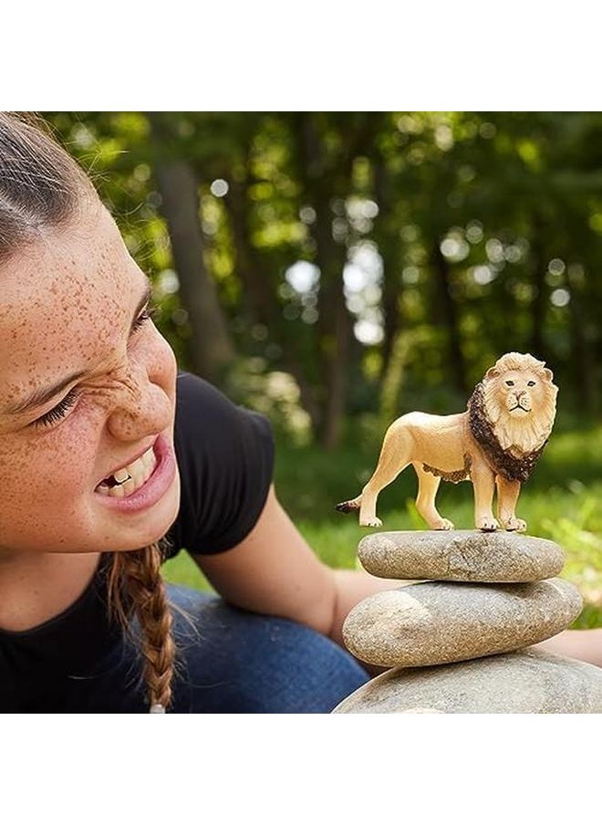 Schleich Sc14812 Lion Toy Figure Multicolor 2.87 In  - Image 4