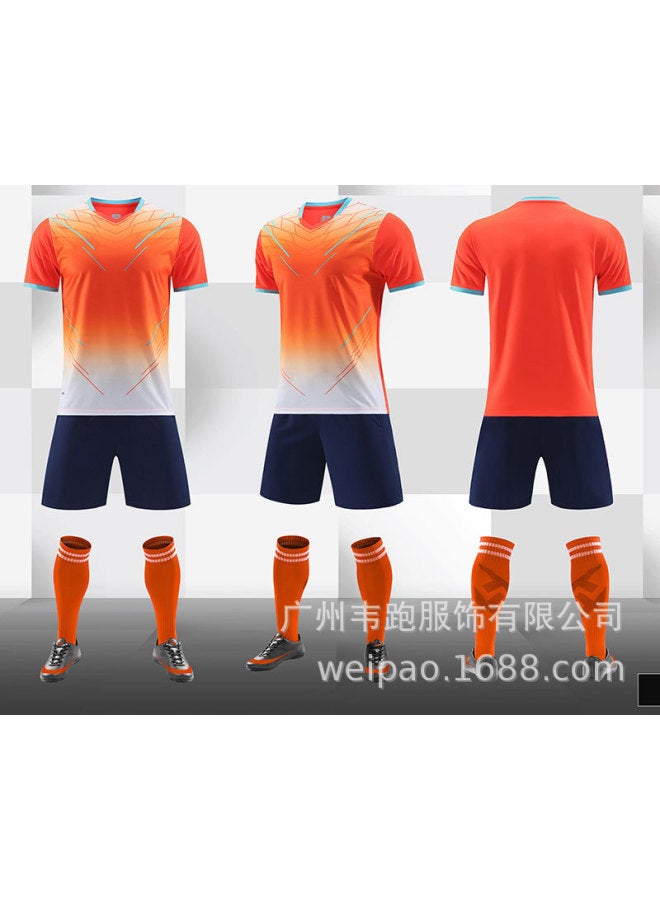 Orange Football Jersey - Image 1