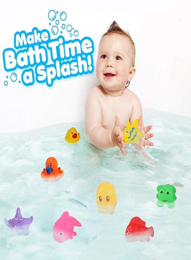 KITIKITTZ KITI Kits Plastic Fun Bath Time Chu Chu Colorful Animal Shape Toy for Toddlers,12 Pcs Bath Toy for New Born Babies - Image 4