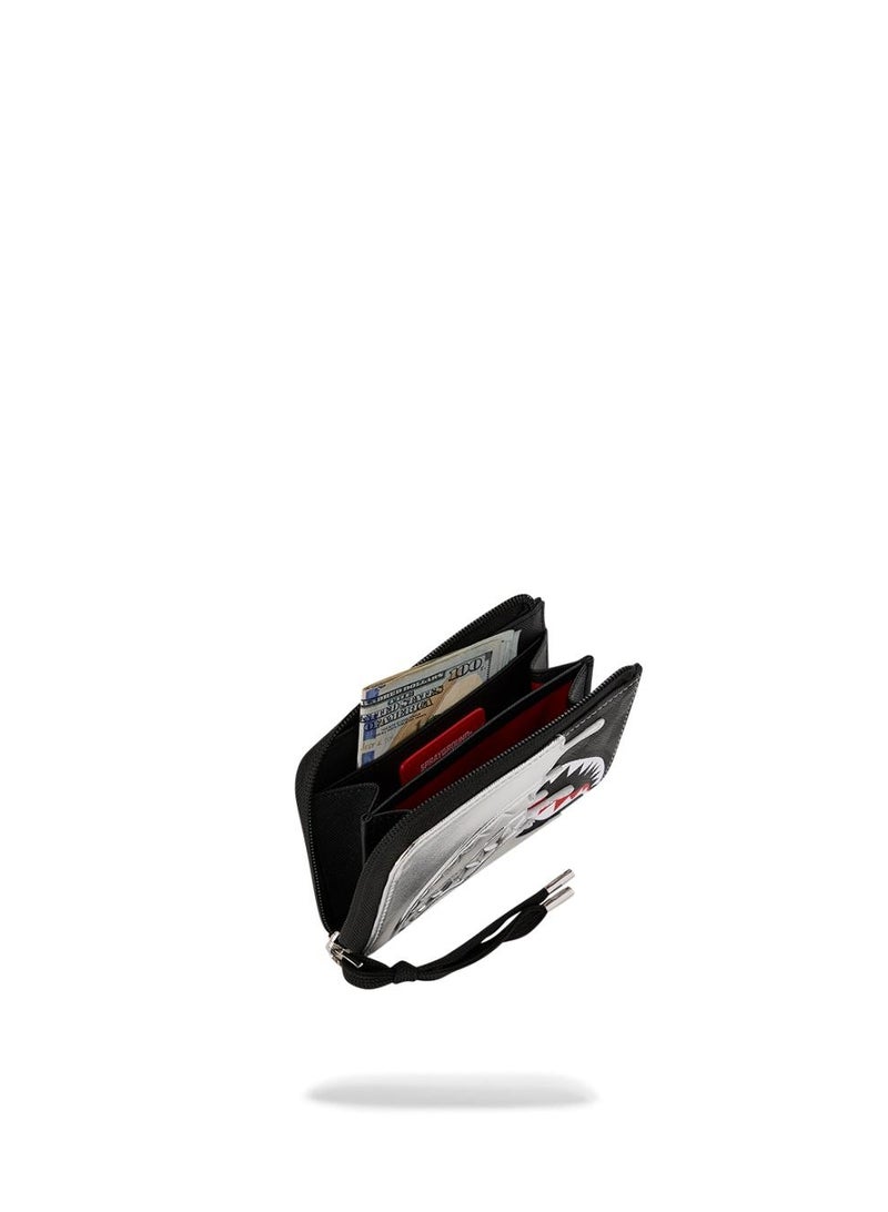 SPRAYGROUND SILVER SIDE DRIP WALLET - Image 4
