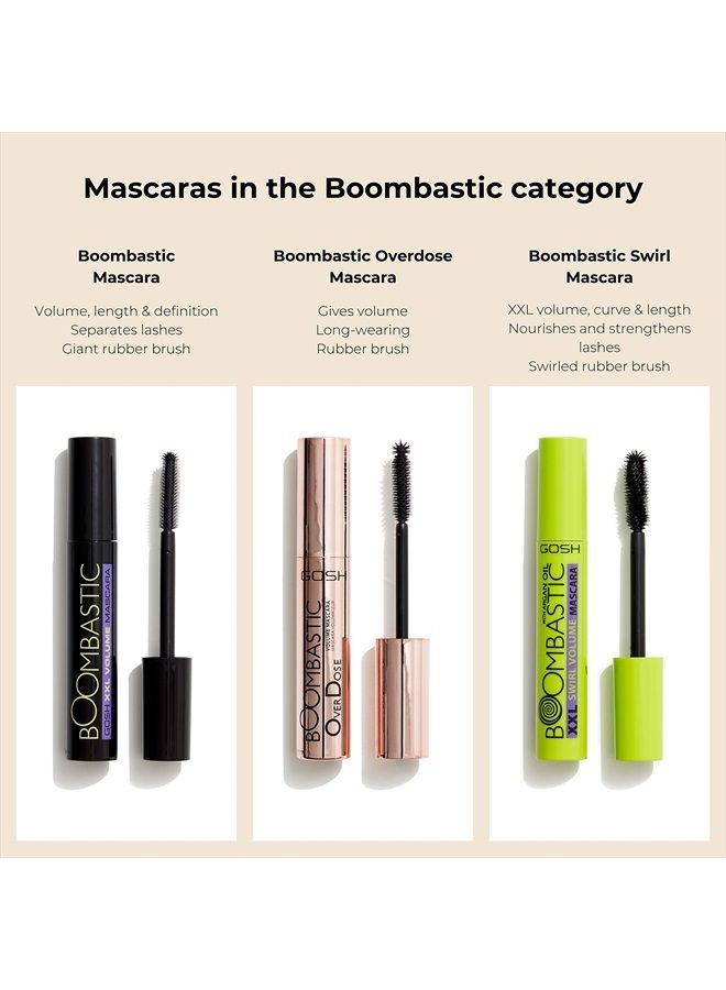 gosh ماسكارا بومباستيك كرازي 001 أسود شديد - غوش كوبنهاغن - Image 5