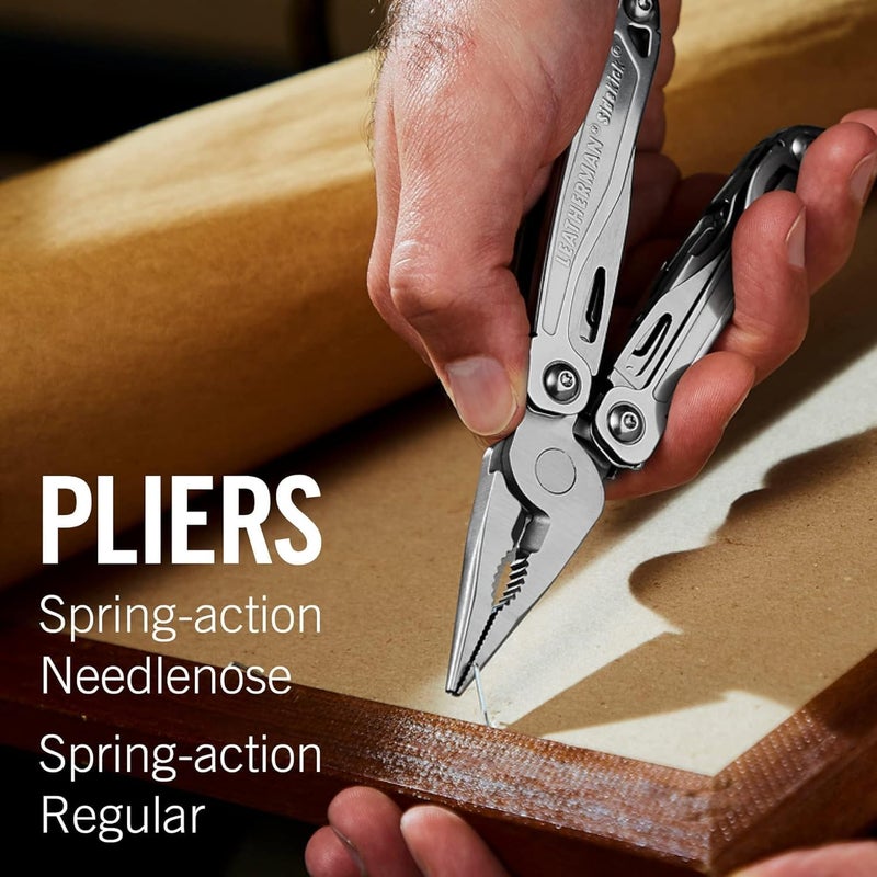 LEATHERMAN أداة متعددة الاستخدامات ليثيرمان سايد كيك - 14 أداة مع هيكل من الفولاذ المقاوم للصدأ - Image 4