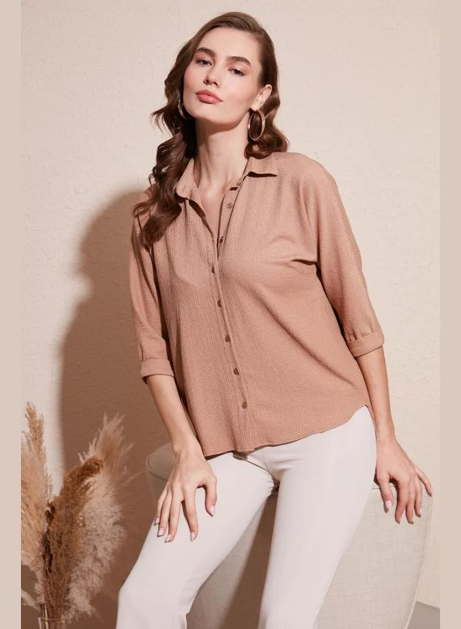 Lela Lela Long Back Truvakar Sleeve Shirt Women's SHIRT 5865596