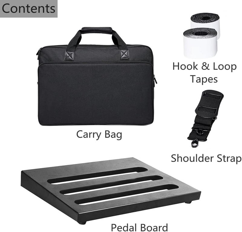 Soyan Guitar Pedal Board 18" x 11.8" with Carry Bag (SPB-18) - Image 5